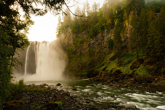 Sunrise At Snoqualmie Falls