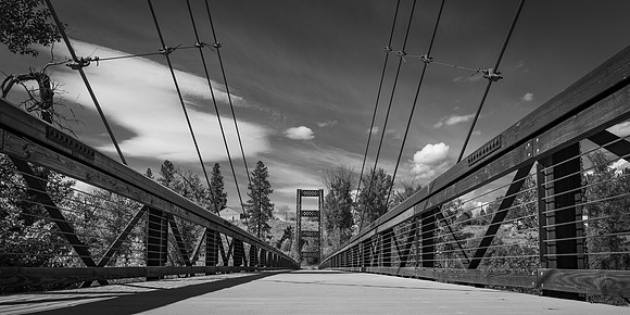 Walking Bridge In Winthrop