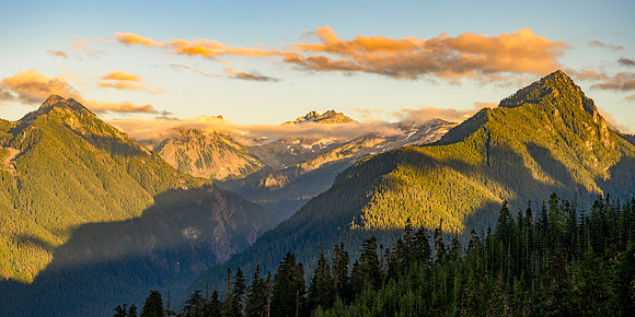 Sunset Over Foss River Valley